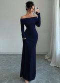 One-Shoulder Bodycon Maxi Dress